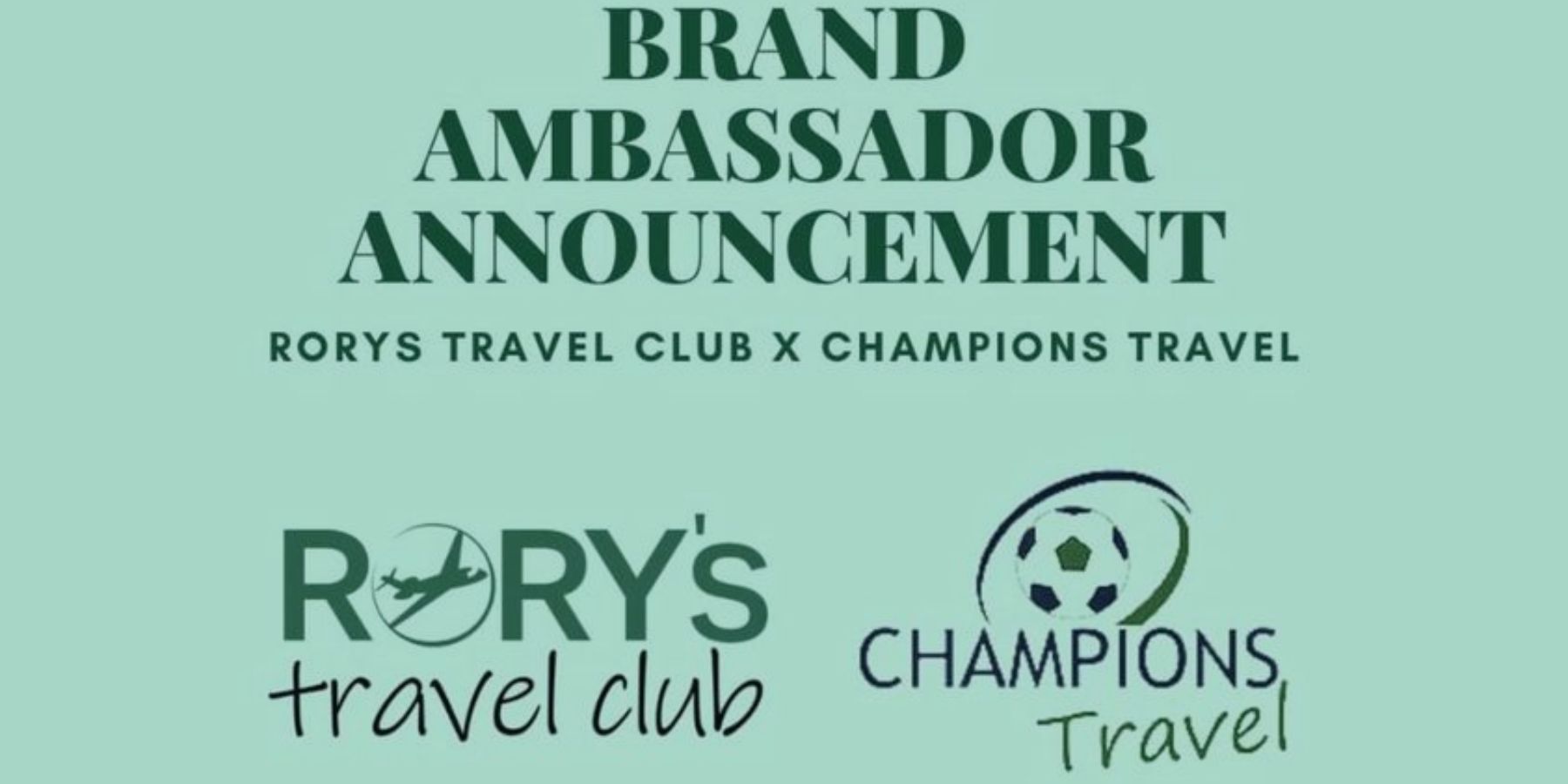 Champions Travel Join Forces With Rory's Travel Club